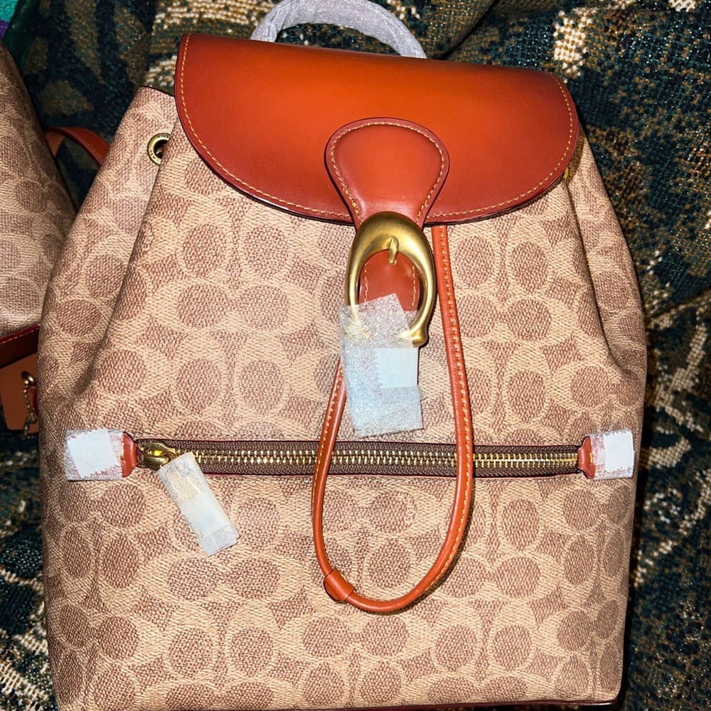 Coach Evie Backpack In Signature Canvas